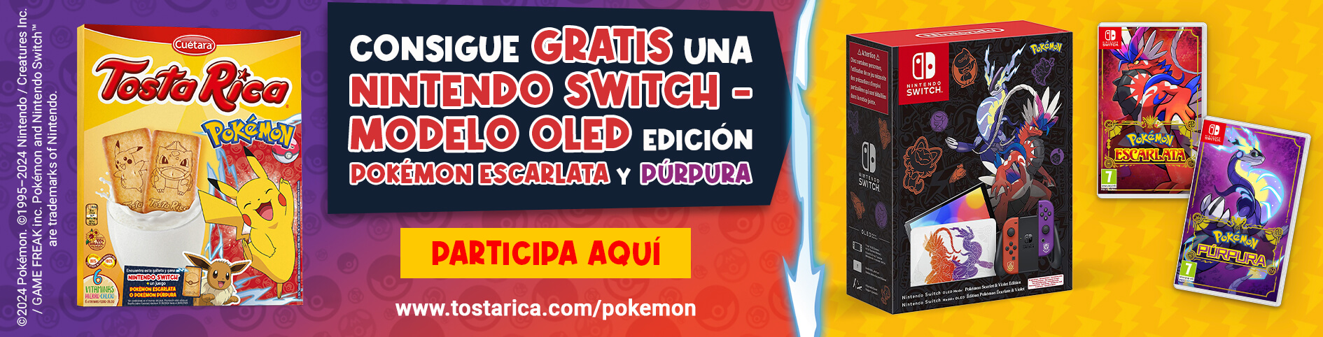 Promoción de Nintendo switch con TostaRica