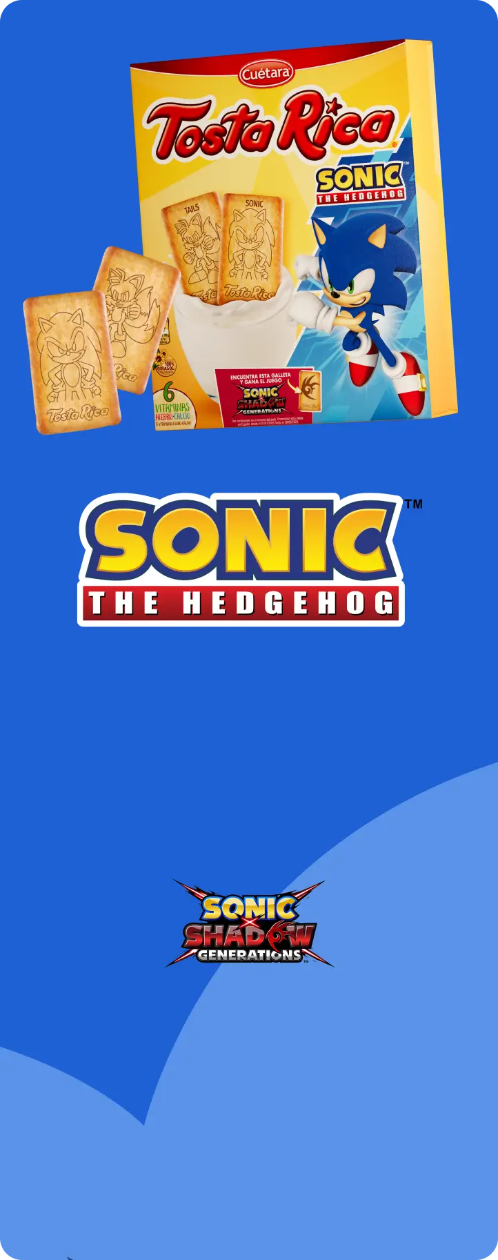Sonic the Hedgehog y TostaRica: Sonic x Shadow Generations